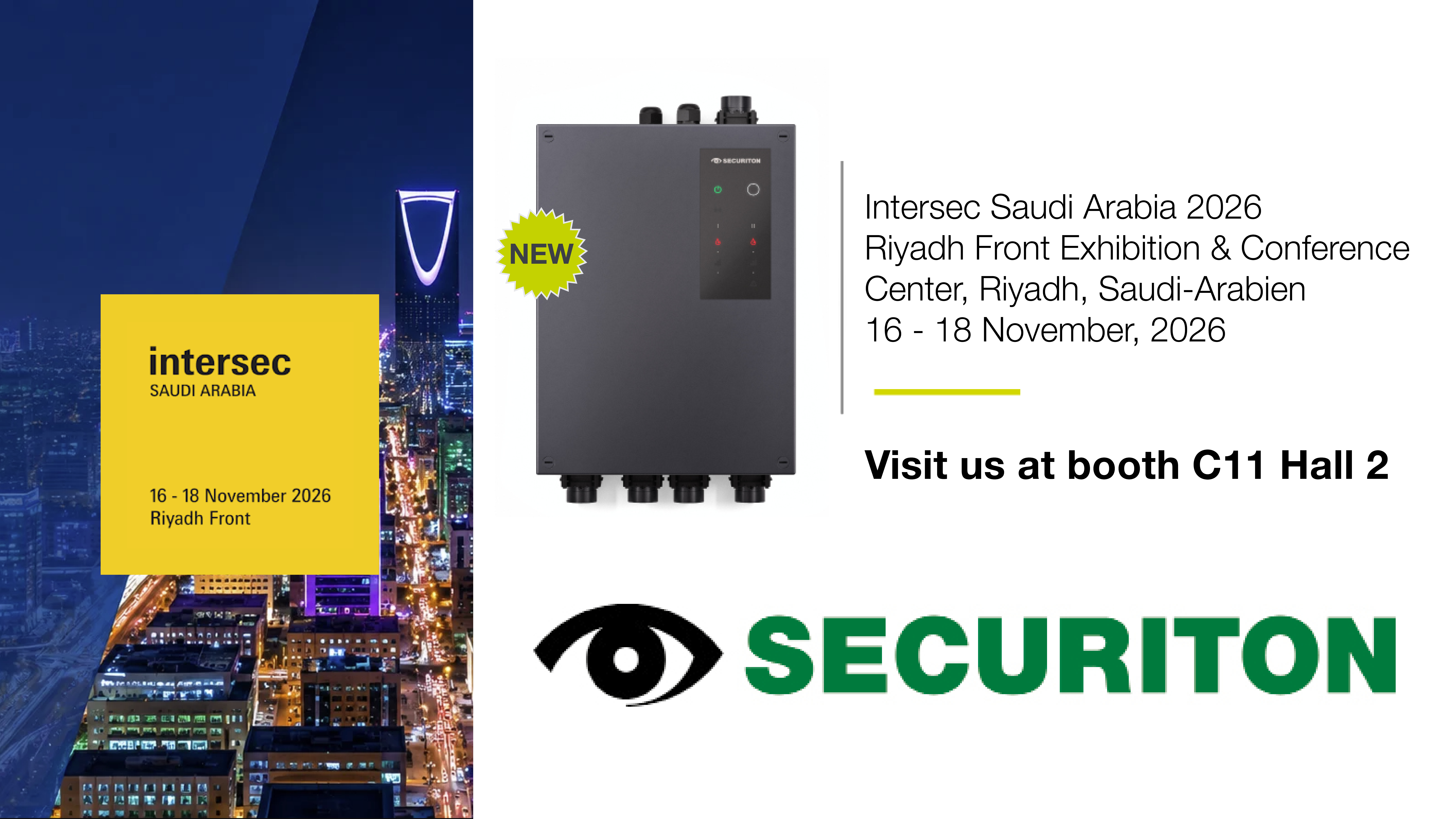 Messeankündigung Intersec Riyadh 2026