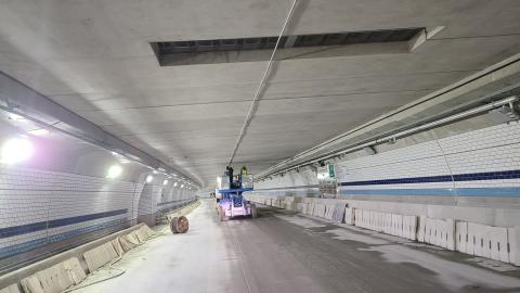Road tunnel in Seoul

