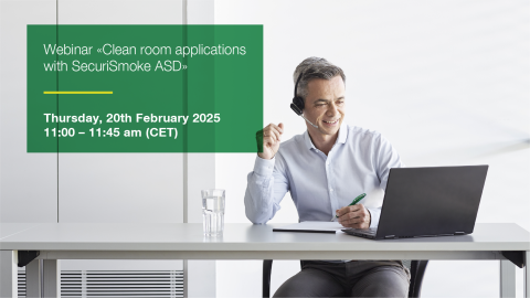 Webinar "Clean room applications with SecuriSmoke ASD"